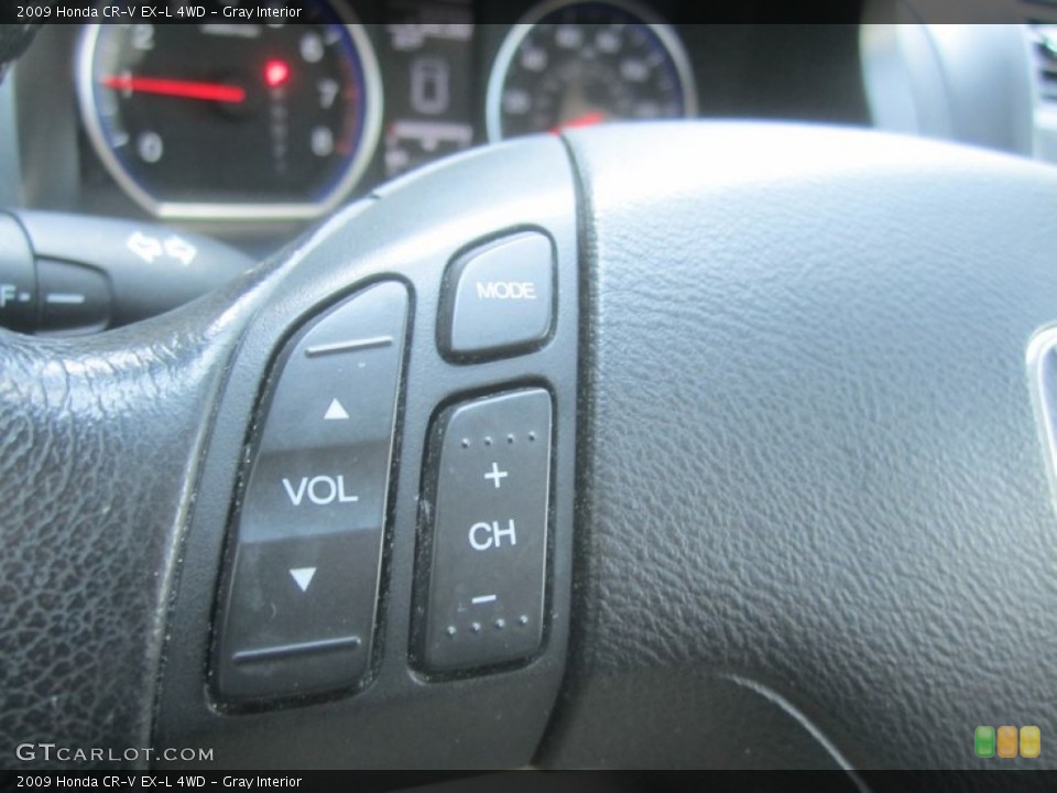 Gray Interior Controls for the 2009 Honda CR-V EX-L 4WD #52410063