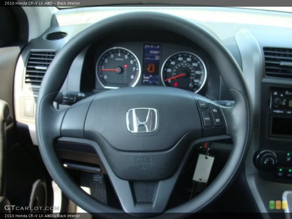 Black Interior Steering Wheel for the 2010 Honda CR-V LX AWD #52414197