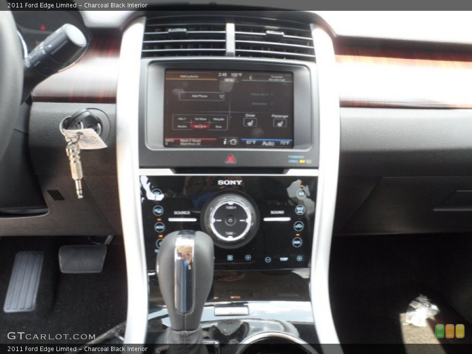 Charcoal Black Interior Dashboard for the 2011 Ford Edge Limited #52415235