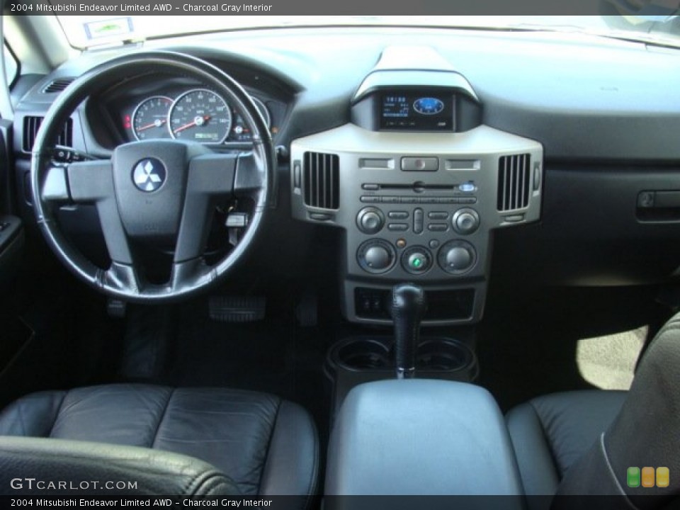 Charcoal Gray Interior Dashboard for the 2004 Mitsubishi Endeavor Limited AWD #52415662