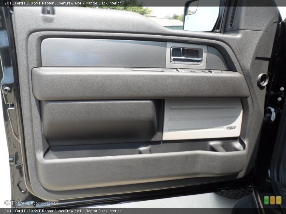 Raptor Black Interior Door Panel for the 2011 Ford F150 SVT Raptor SuperCrew 4x4 #52416951
