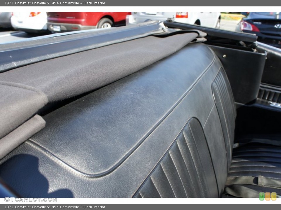 Black Interior Photo for the 1971 Chevrolet Chevelle SS 454 Convertible #52416978
