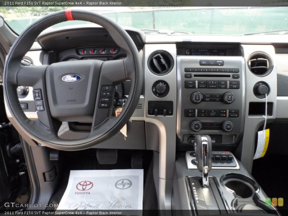 Raptor Black Interior Dashboard for the 2011 Ford F150 SVT Raptor SuperCrew 4x4 #52417035