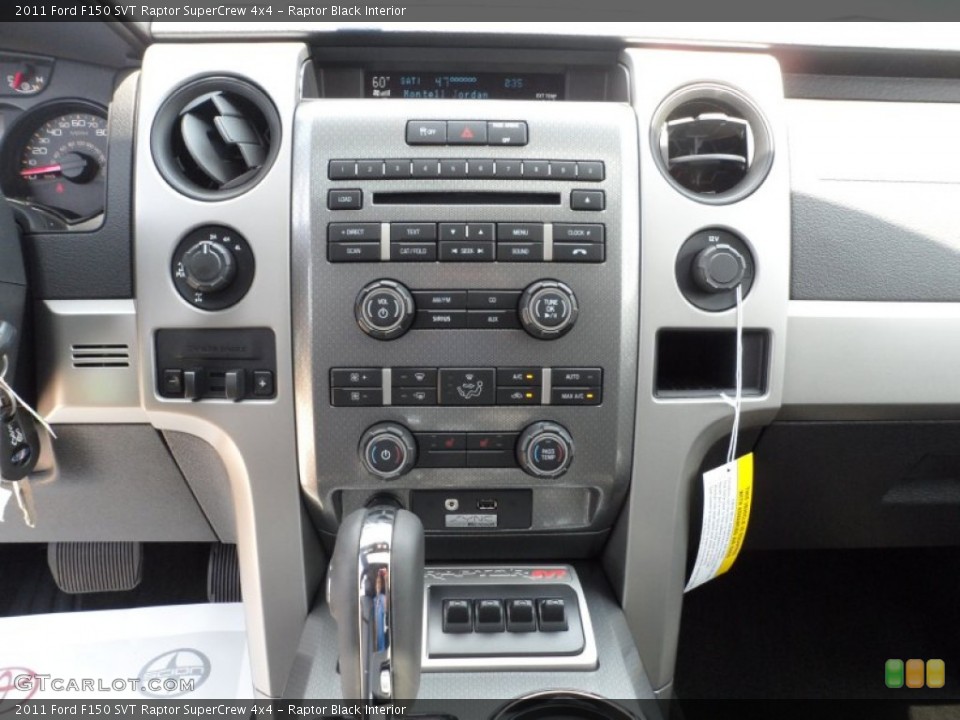 Raptor Black Interior Controls for the 2011 Ford F150 SVT Raptor SuperCrew 4x4 #52417047