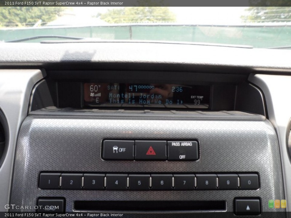 Raptor Black Interior Controls for the 2011 Ford F150 SVT Raptor SuperCrew 4x4 #52417059