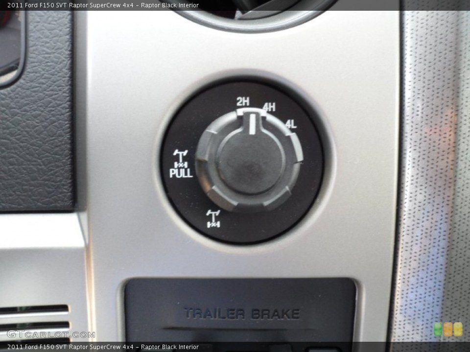 Raptor Black Interior Controls for the 2011 Ford F150 SVT Raptor SuperCrew 4x4 #52417128