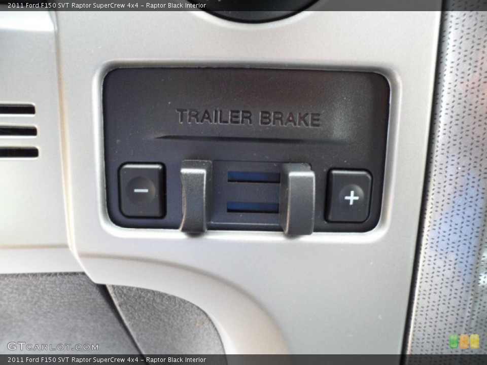 Raptor Black Interior Controls for the 2011 Ford F150 SVT Raptor SuperCrew 4x4 #52417140