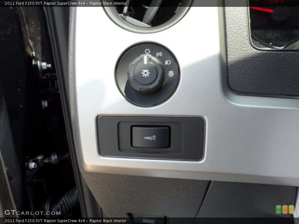 Raptor Black Interior Controls for the 2011 Ford F150 SVT Raptor SuperCrew 4x4 #52417191