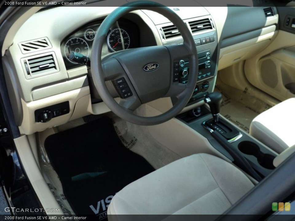 Camel Interior Prime Interior for the 2008 Ford Fusion SE V6 AWD #52417950