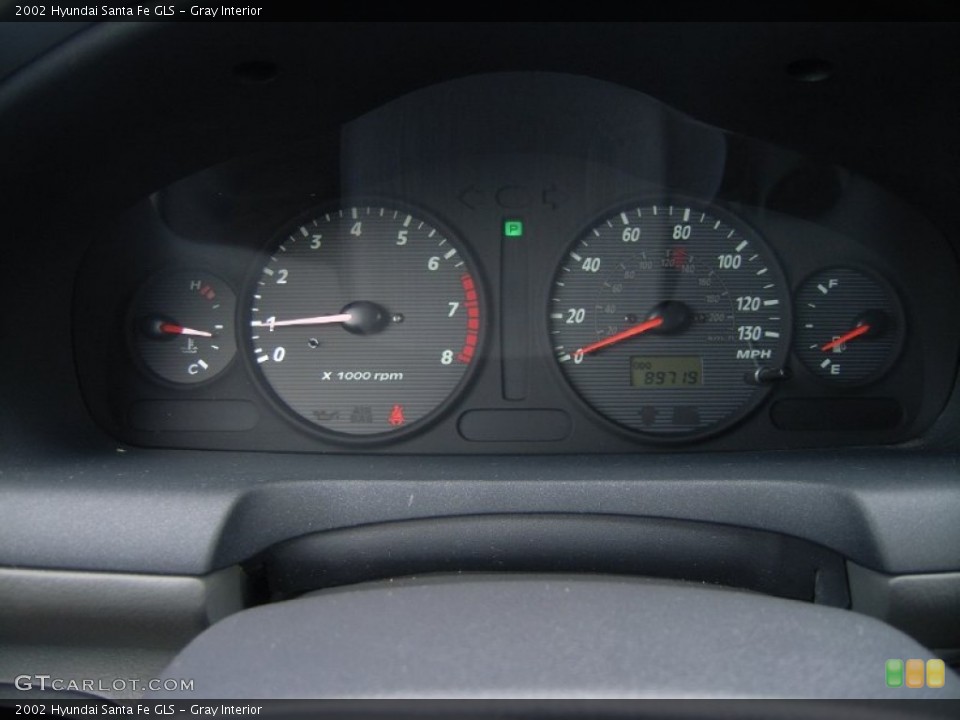 Gray Interior Gauges for the 2002 Hyundai Santa Fe GLS #52418649