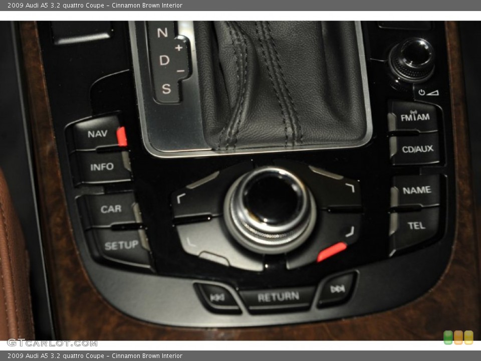 Cinnamon Brown Interior Controls for the 2009 Audi A5 3.2 quattro Coupe #52420287
