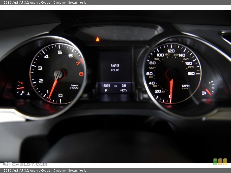 Cinnamon Brown Interior Gauges for the 2010 Audi A5 3.2 quattro Coupe #52421067