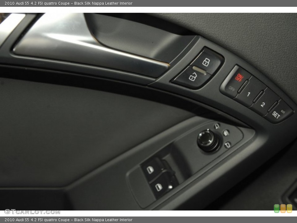 Black Silk Nappa Leather Interior Controls for the 2010 Audi S5 4.2 FSI quattro Coupe #52421235