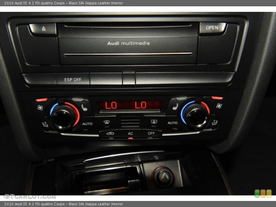 Black Silk Nappa Leather Interior Controls for the 2010 Audi S5 4.2 FSI quattro Coupe #52421394