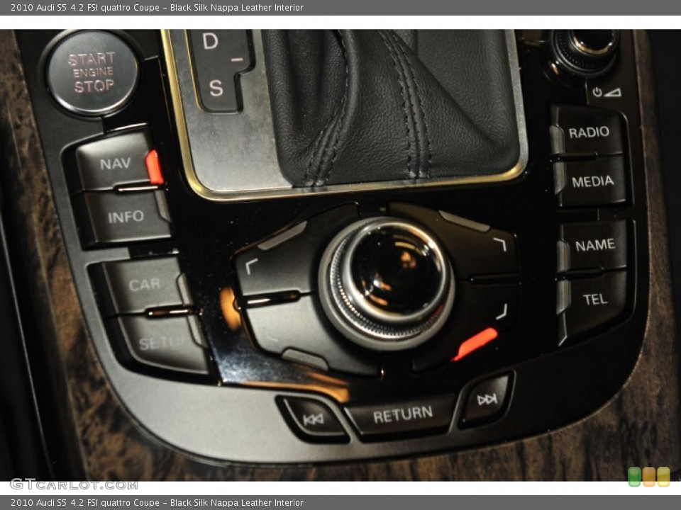 Black Silk Nappa Leather Interior Controls for the 2010 Audi S5 4.2 FSI quattro Coupe #52421418