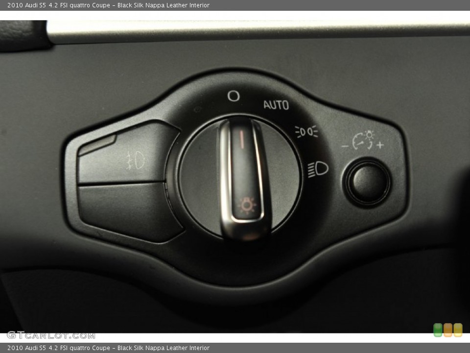 Black Silk Nappa Leather Interior Controls for the 2010 Audi S5 4.2 FSI quattro Coupe #52421439