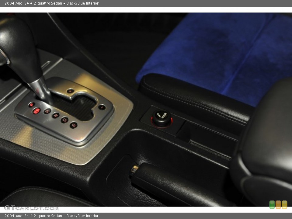 Black/Blue Interior Transmission for the 2004 Audi S4 4.2 quattro Sedan #52421898