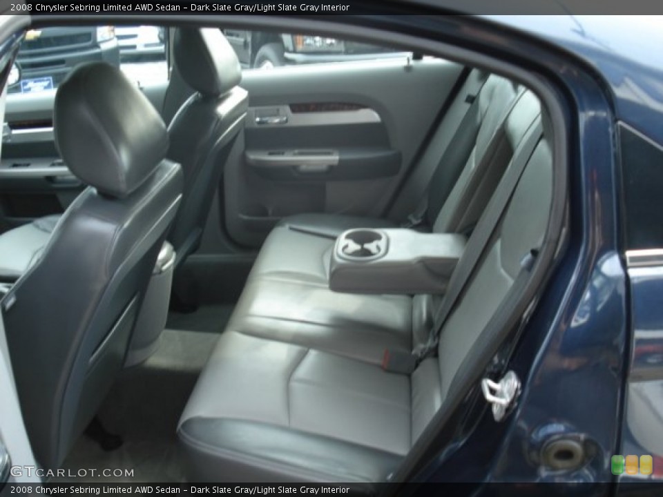 Dark Slate Gray/Light Slate Gray Interior Photo for the 2008 Chrysler Sebring Limited AWD Sedan #52422822