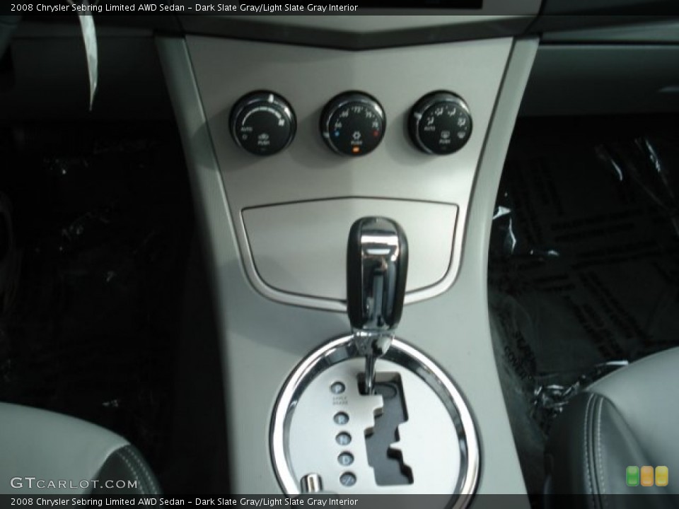 Dark Slate Gray/Light Slate Gray Interior Transmission for the 2008 Chrysler Sebring Limited AWD Sedan #52422897