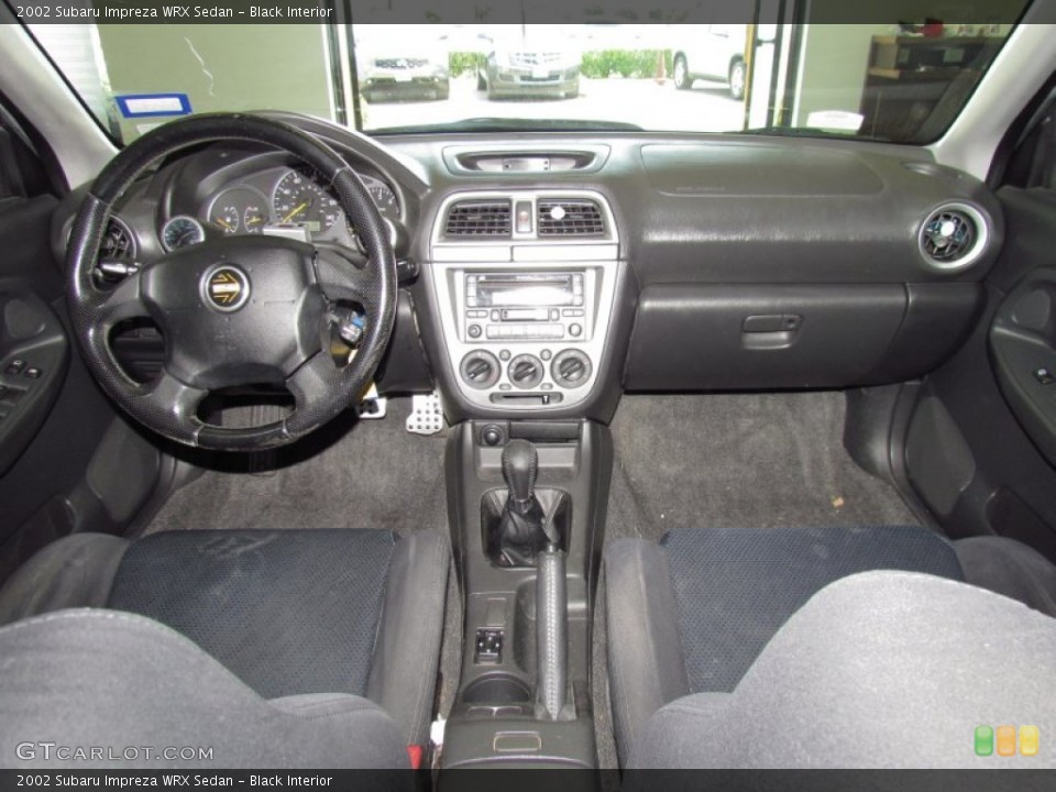Black Interior Dashboard for the 2002 Subaru Impreza WRX Sedan #52426695