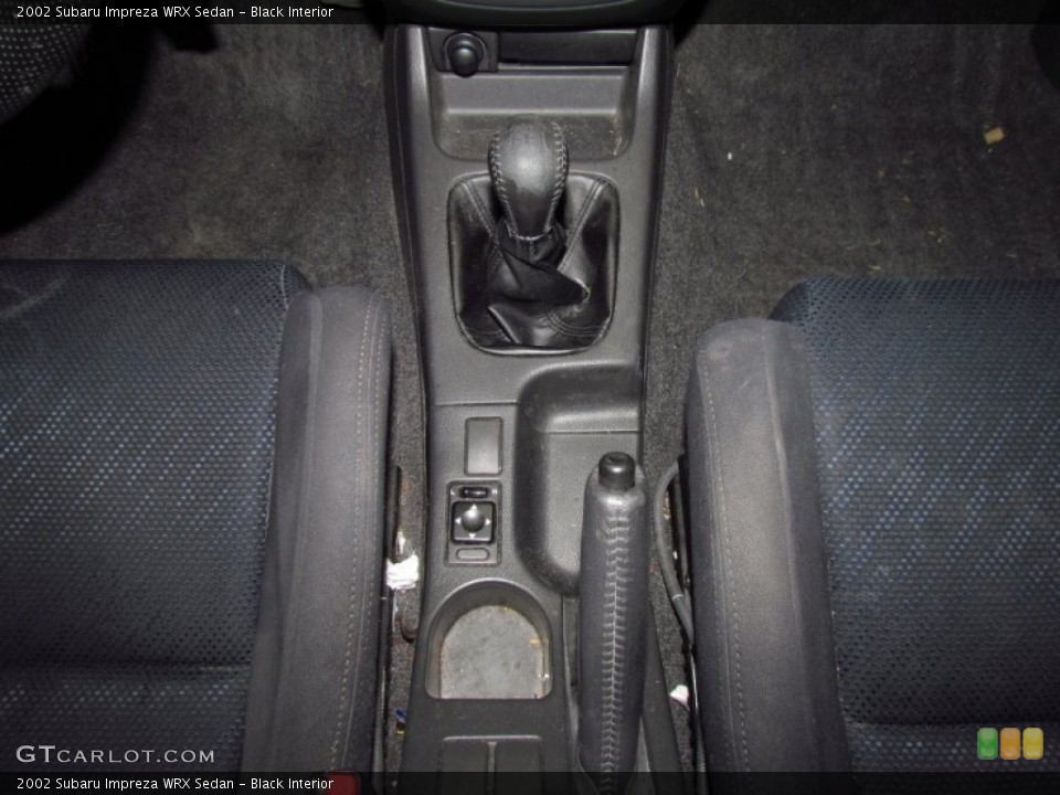 Black Interior Transmission for the 2002 Subaru Impreza WRX Sedan #52426719