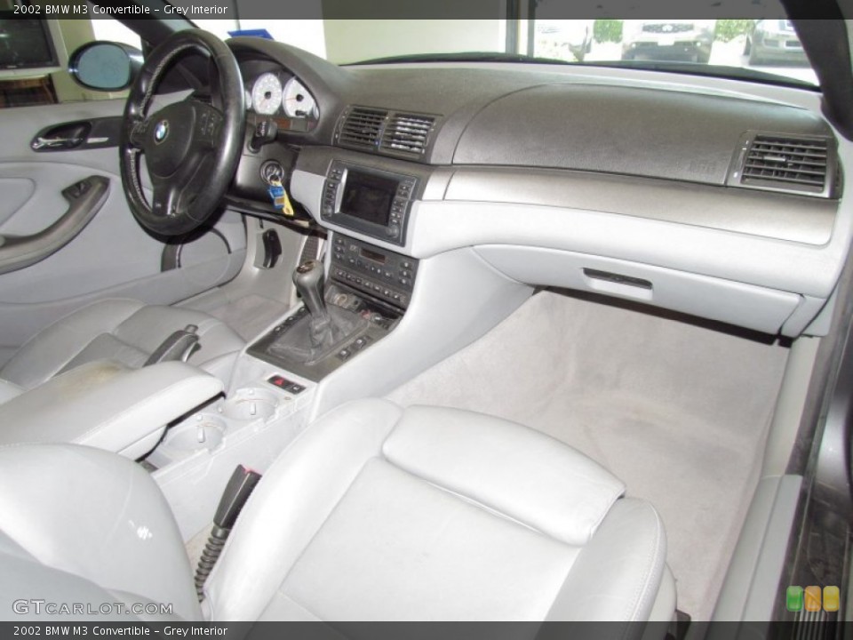 Grey Interior Dashboard for the 2002 BMW M3 Convertible #52427037