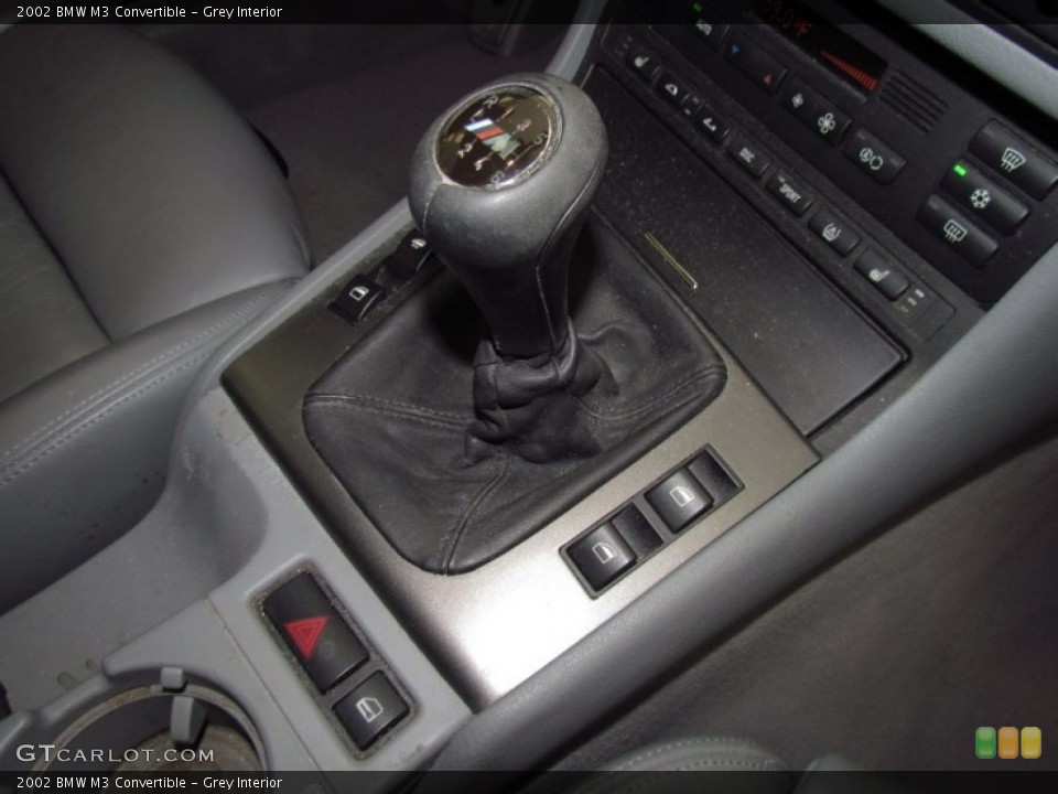 Grey Interior Transmission for the 2002 BMW M3 Convertible #52427055