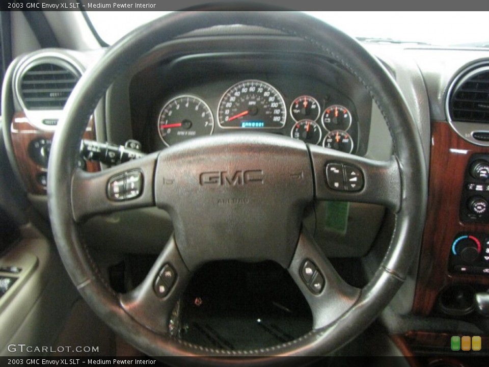 Medium Pewter Interior Steering Wheel for the 2003 GMC Envoy XL SLT #52427556