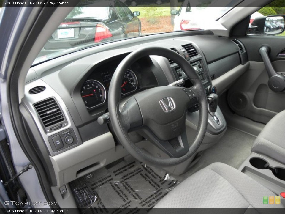 Gray Interior Dashboard for the 2008 Honda CR-V LX #52428195