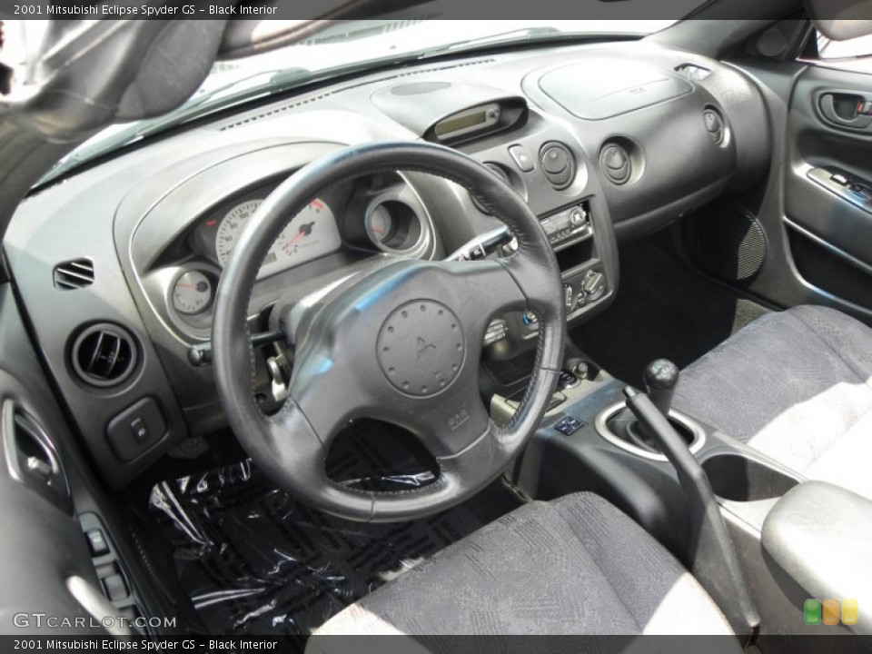 Black Interior Photo for the 2001 Mitsubishi Eclipse Spyder GS #52428777