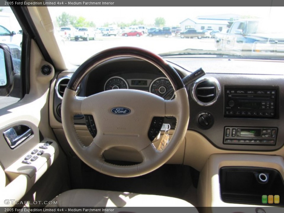 Medium Parchment Interior Dashboard for the 2005 Ford Expedition Limited 4x4 #52428843