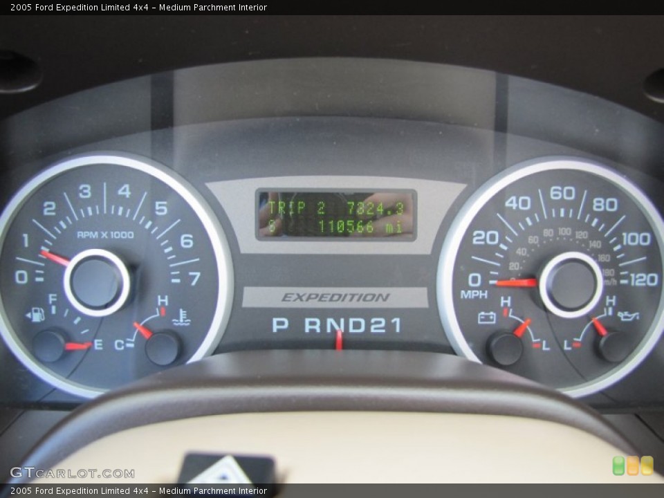 Medium Parchment Interior Gauges for the 2005 Ford Expedition Limited 4x4 #52428849