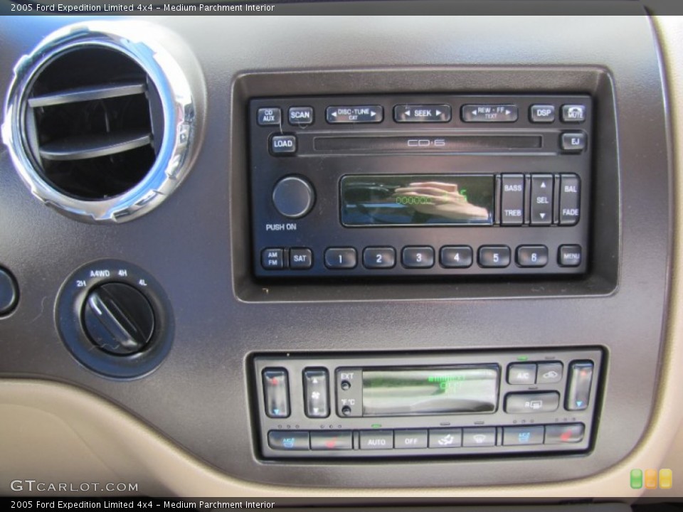 Medium Parchment Interior Controls for the 2005 Ford Expedition Limited 4x4 #52428909