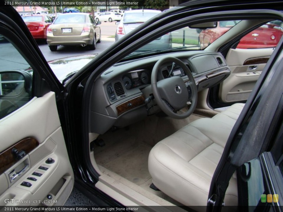 Medium Light Stone Interior Dashboard for the 2011 Mercury Grand Marquis LS Ultimate Edition #52429701
