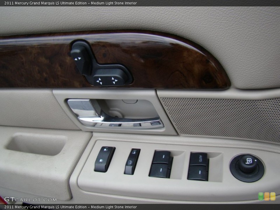 Medium Light Stone Interior Controls for the 2011 Mercury Grand Marquis LS Ultimate Edition #52429755