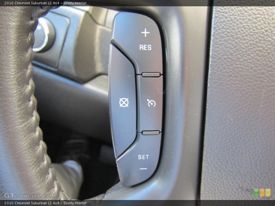 Ebony Interior Controls for the 2010 Chevrolet Suburban LS 4x4 #52430019