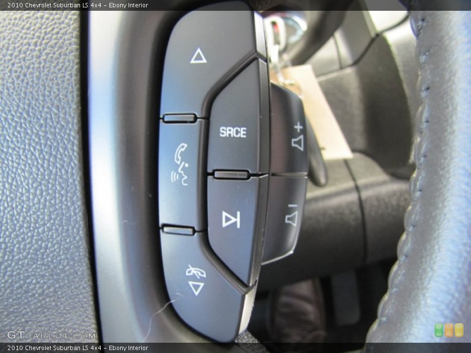 Ebony Interior Controls for the 2010 Chevrolet Suburban LS 4x4 #52430025