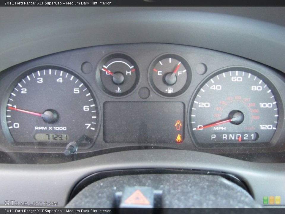 Medium Dark Flint Interior Gauges for the 2011 Ford Ranger XLT SuperCab #52430874