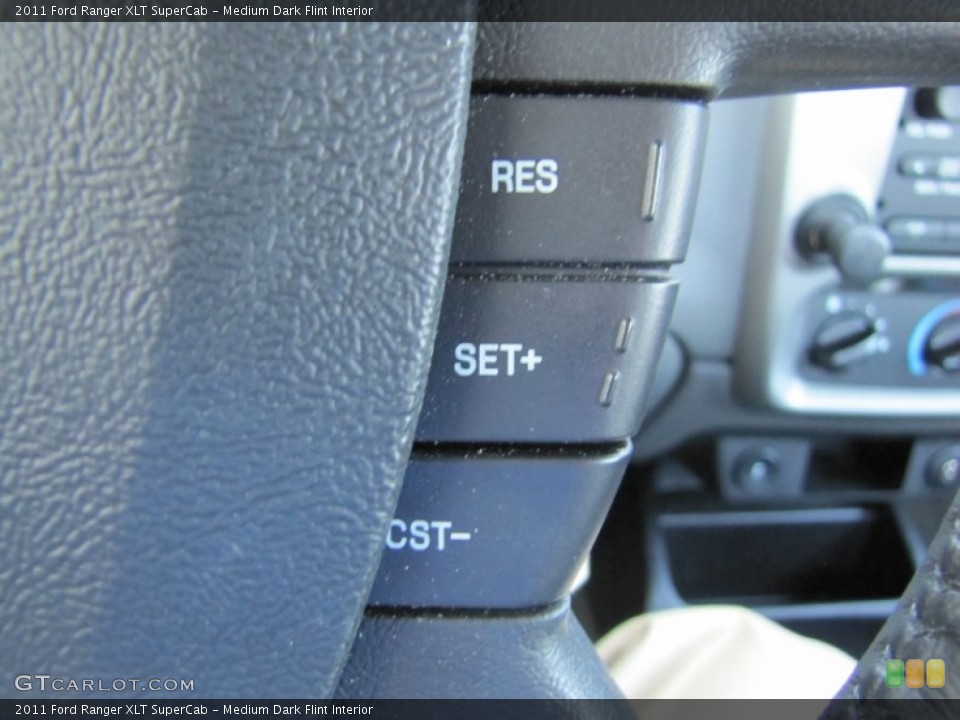 Medium Dark Flint Interior Controls for the 2011 Ford Ranger XLT SuperCab #52430883