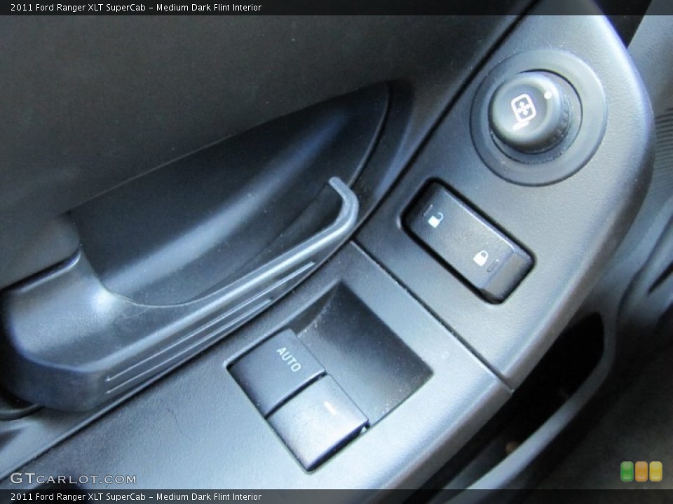 Medium Dark Flint Interior Controls for the 2011 Ford Ranger XLT SuperCab #52430886