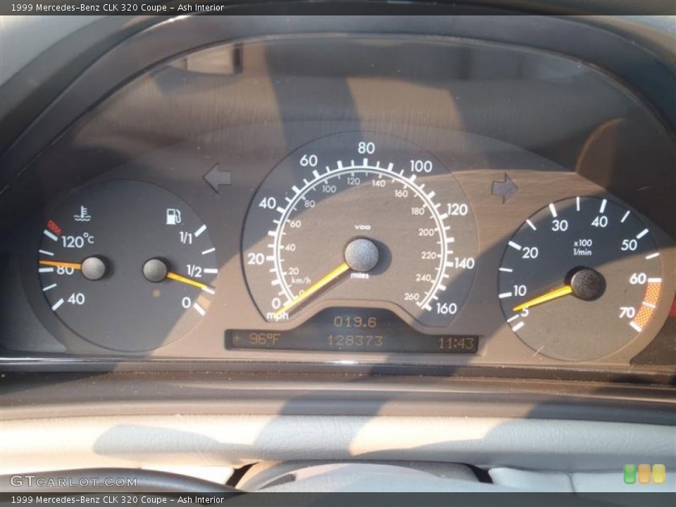Ash Interior Gauges for the 1999 Mercedes-Benz CLK 320 Coupe #52431349