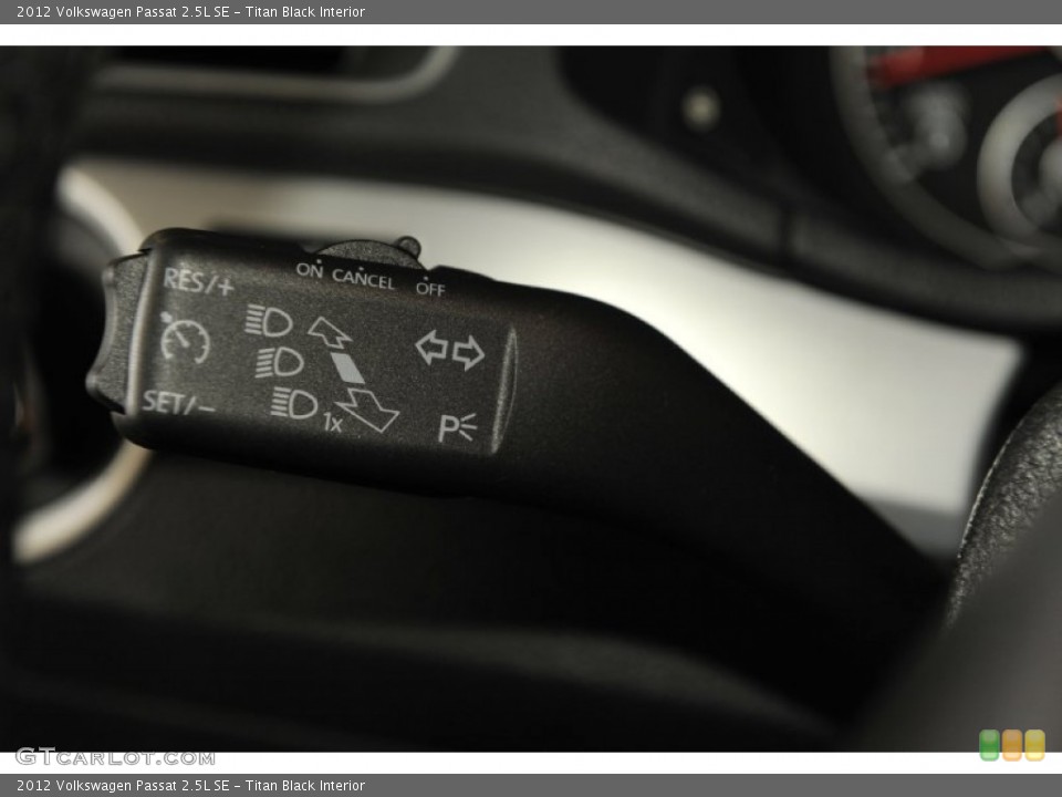 Titan Black Interior Controls for the 2012 Volkswagen Passat 2.5L SE #52432544