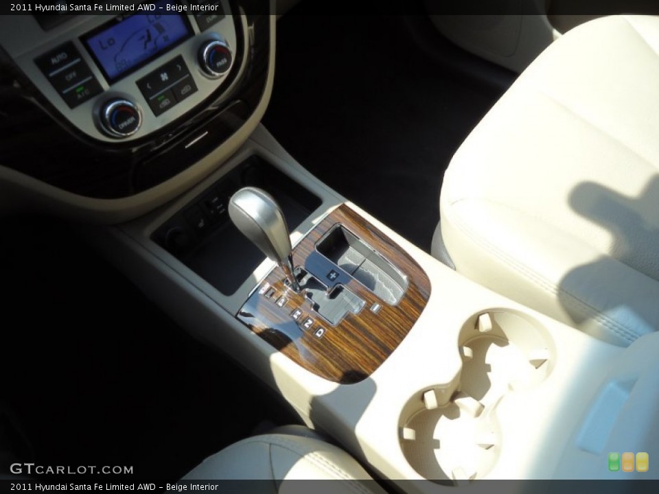 Beige Interior Transmission for the 2011 Hyundai Santa Fe Limited AWD #52433726