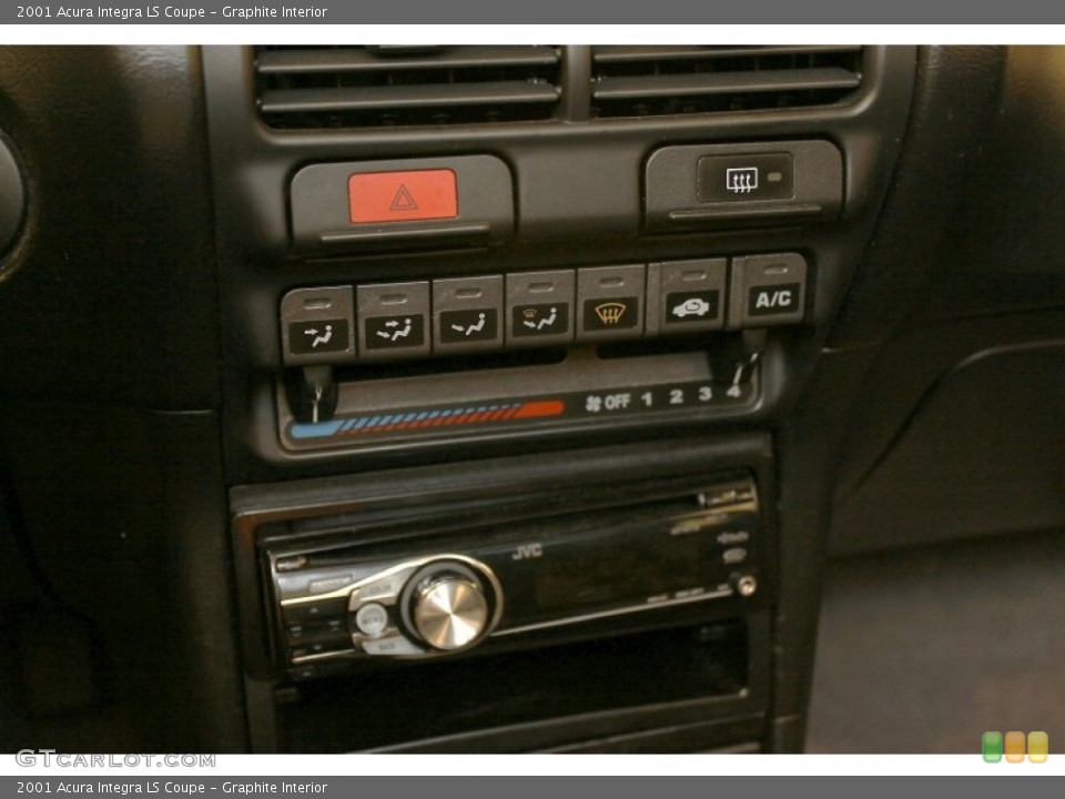 Graphite Interior Controls for the 2001 Acura Integra LS Coupe #52435208