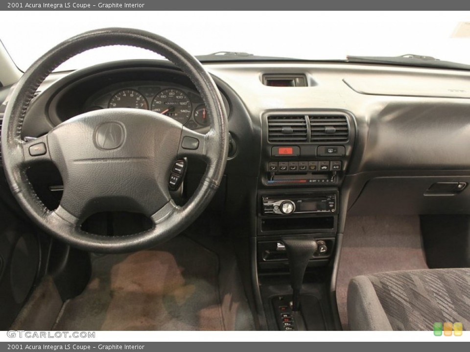 Graphite Interior Dashboard for the 2001 Acura Integra LS Coupe #52435244