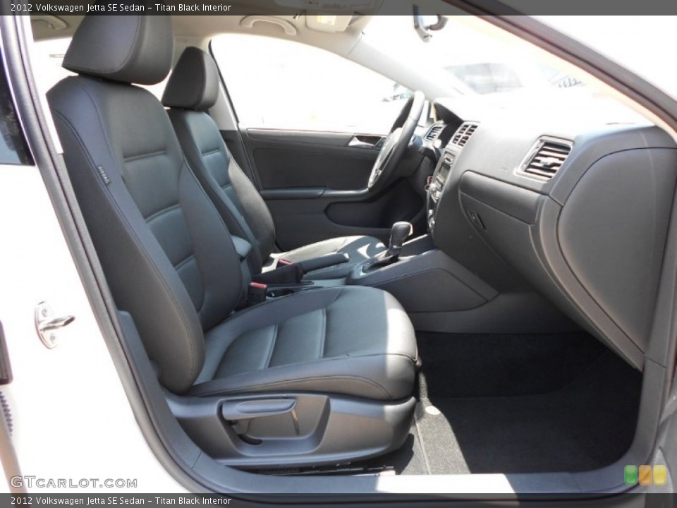 Titan Black Interior Photo for the 2012 Volkswagen Jetta SE Sedan #52435977