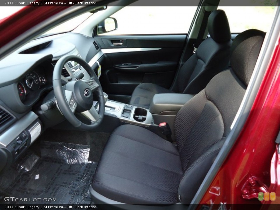 Off-Black Interior Photo for the 2011 Subaru Legacy 2.5i Premium #52435992