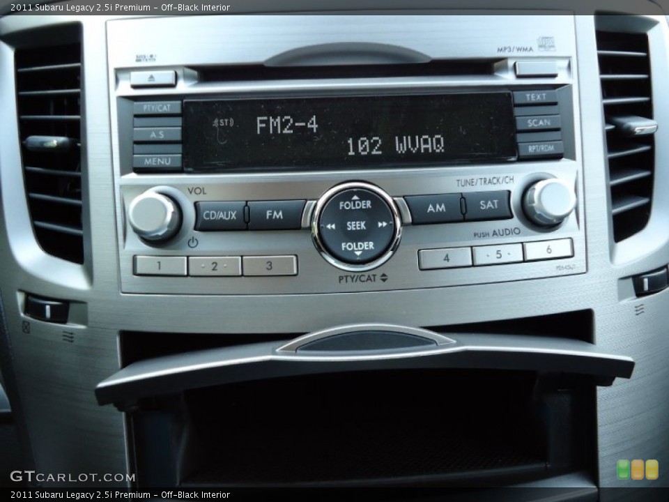 Off-Black Interior Controls for the 2011 Subaru Legacy 2.5i Premium #52436019
