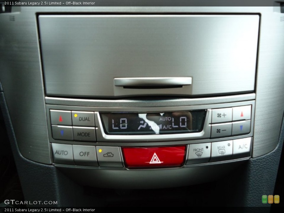 Off-Black Interior Controls for the 2011 Subaru Legacy 2.5i Limited #52436151
