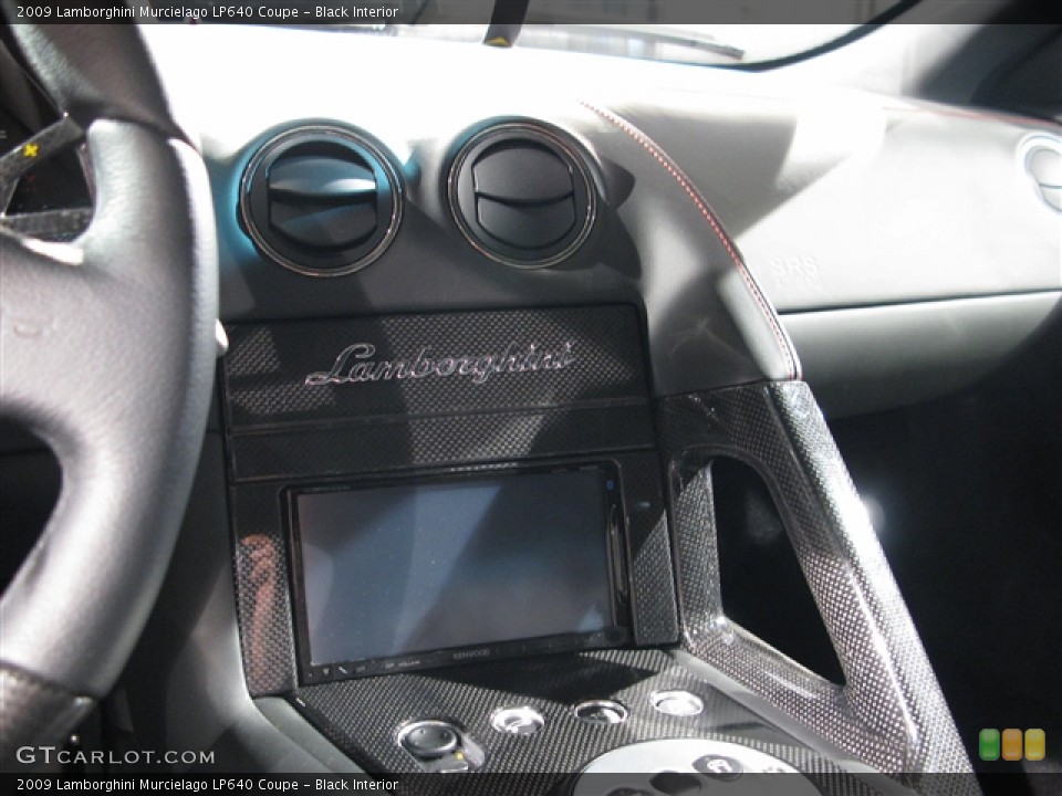 Black Interior Controls for the 2009 Lamborghini Murcielago LP640 Coupe #524365